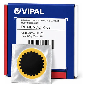 Parche Parcho Redondo R-03 Vipal 65 Unidades Katapaq