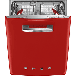 Máquina de lavar louça, Sob bancada, 3 cestos, Vermelho, 60cm, STFABRD3