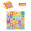 HOMCOM Tapete Puzzle para Crianças 150x150cm com 36 Peças de Espuma EVA  Suave Área de 1,44m² Tapete Quebra Cabeças para Bebé Multicor Desenhos