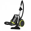 Aspirador trenó Conga PopStar 3000 X-Treme de 800 W. Multi ciclónico sem saco. Capacidade máxima do depósito até 4 L com filtragem de alta eficiência e tubo telescópico metálico. Inclui 3 acessórios.