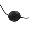 Luminária de piso com luz LED amarela Base de metal Pedal interruptor Design elegante Potência máx. 18 W 50x23x149cm Prata