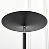 Candeeiro de pé led 18w/1800 lm com 3 brilhos ajustáveis ecrã giratório e base de metal candeeiro de leitura moderno para sala de estar dormitório ø28×171,5cm preto