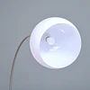 Lâmpada de pé ajustável em altura 130-180cm interruptor de pé Bulbo E27 máx. 40 W tela giratória 360° 94x30x130-180 cm branco