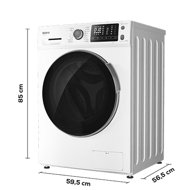 Máquina de Lavar Roupa, 8Kg, DressCode 8600 Inverter Cecotec