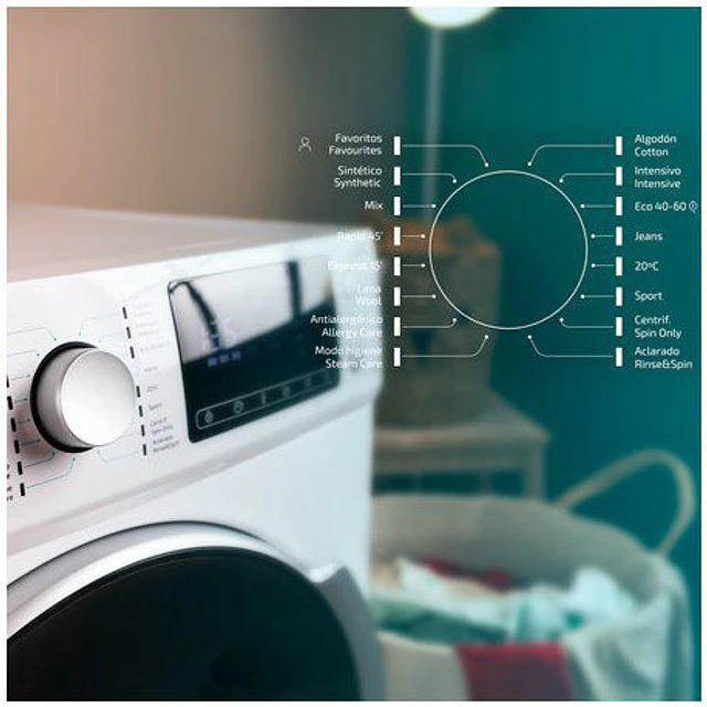 Máquina de Lavar Roupa, 8Kg, DressCode 8600 Inverter Cecotec