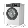 Máquina de Lavar Roupa, 7Kg, DressCode 7200 Inverter Cecotec
