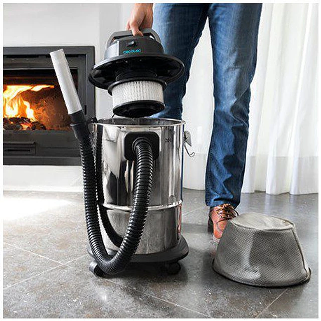 Aspirador De Cinzas Conga PopStar 12200 Ash Steel Cecotec