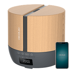 Difusor Pure Aroma 550 Connected Grey Woody Cecotec