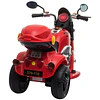 Mota Elétrica Infantil para crianças acima de 3 anos com 3 rodas Buzina Música Faróis 87x46x54 Vermelho