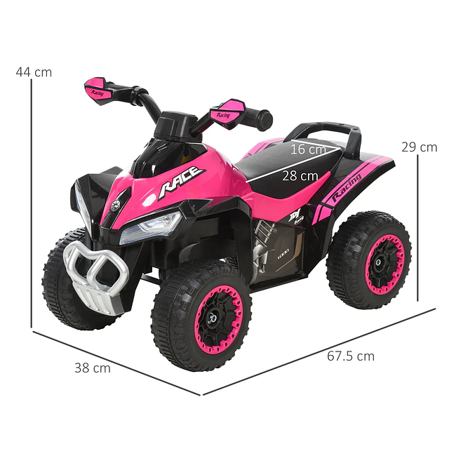 Quadriciclo Infantil Rosa