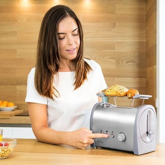 Torradeira Steel&Toast 2S Cecotec