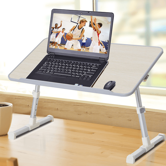 Mesa de computador portátil mesa ajustável e dobrável suport