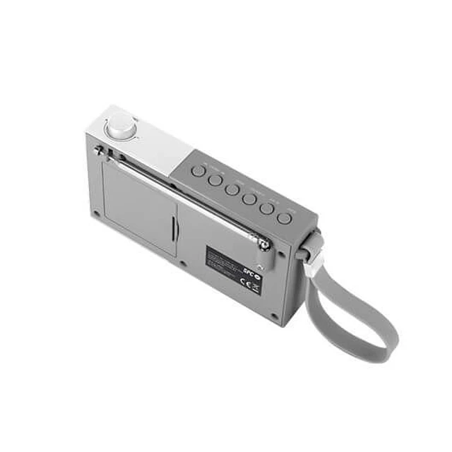 RÁDIO-RELÓGIO SPC JETTY MAX BRANCO TELA DIODO EMISSOR DE LUZ/RELÓGIO/ALARME/FM/50 ESTAÇÕES/AUX IN 4578B