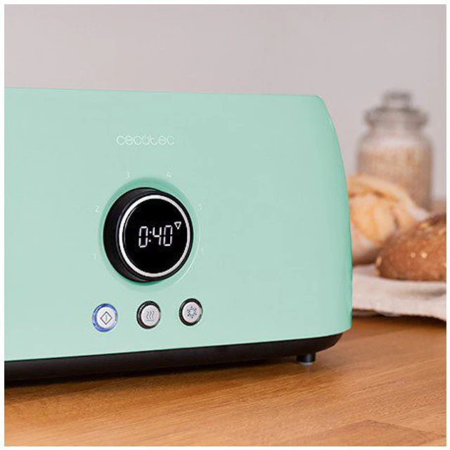 Torradeira ClassicToast 15000 Blue Extra Double Cecotec