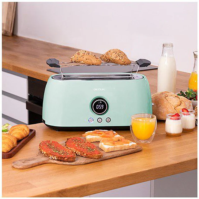 Torradeira ClassicToast 15000 Blue Extra Double Cecotec