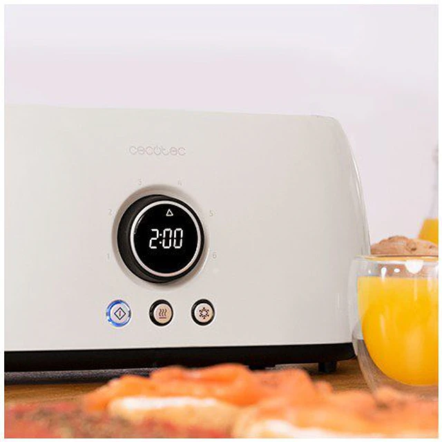 Torradeira ClassicToast 15000 Bege Extra Double Cecotec