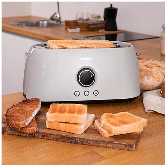 Torradeira ClassicToast 15000 Bege Extra Double Cecotec