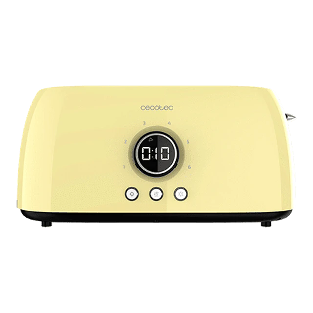 Torradeira ClassicToast 15000 Yellow Extra Double Cecotec
