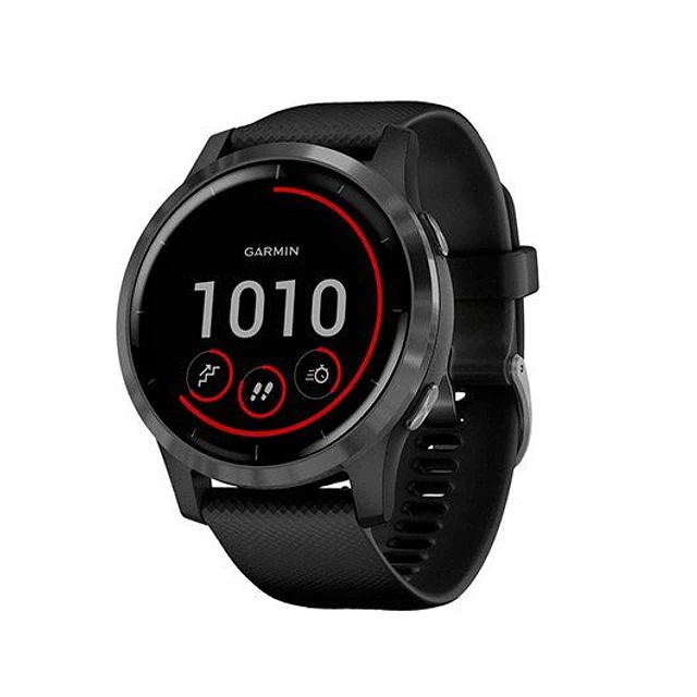 Garmin VivoActive 4 Prateado c/ Bracelete Preta