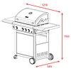 Churrasqueira a gás Teka BBQ3100GSS