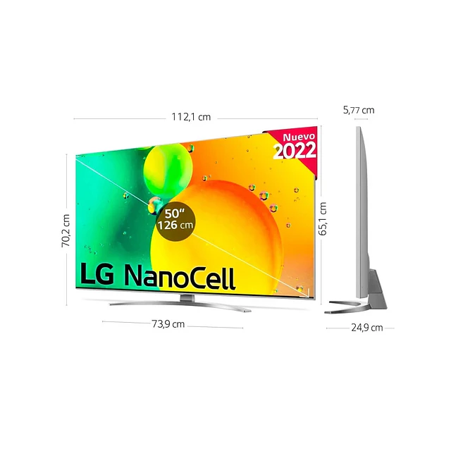 TV NanoCell 4K 128cm - 50'' LG 50NANO786QA