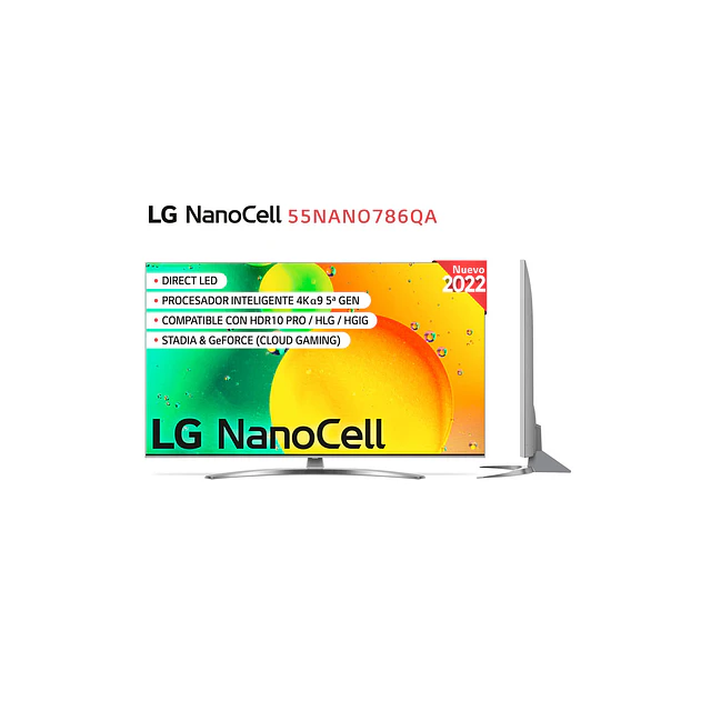 TV NanoCell 4K 128cm - 50'' LG 50NANO786QA