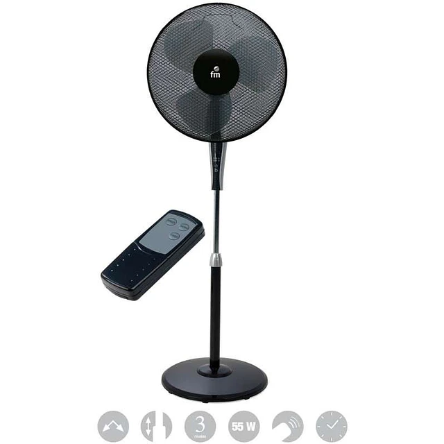Ventilador de pé FM P40BLACK 'KC