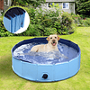 Piscina para Cães Natação Animais de estimação Dobrável 120×30 cm de diâmetro NOVO