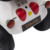 Mota Elétrica Infantil para crianças acima de 3 anos com 3 rodas Buzina Música Faróis 87x46x54 Branco