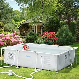 Piscina desmontável tubular 291x190x75cm