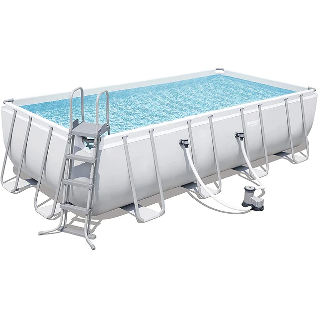 Piscina retangular com 549x274x122