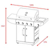 Churrasqueira a gás Teka BBQ4100GSS
