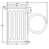 Máquina de lavar 8Kg Fagor 4FE8714