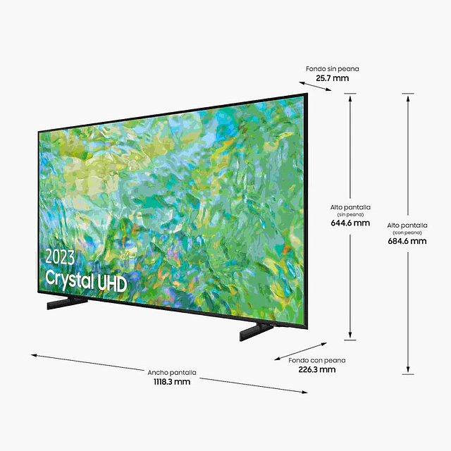 TV 4K 125cm - 50'' TV Samsung TU50CU8000KXXC