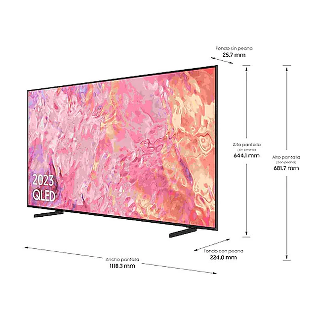 TV 4K QLED 125cm - 50'' TV Samsung TQ50Q60CAUXXC