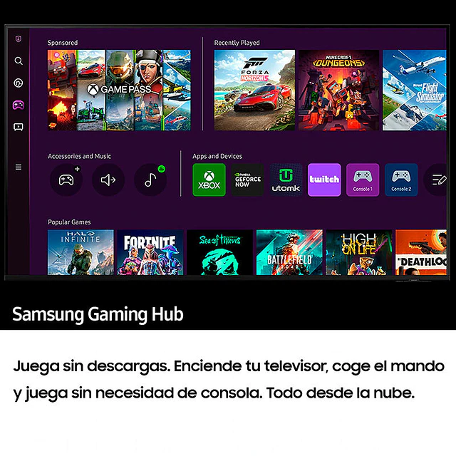 TV 4K 138cm - 55'' TV Samsung TU55CU8000KXXC