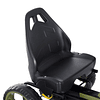 Go-Kart a pedais para crianças acima de 3 anos com freio embreagem assento ajustável máx. 35 kg 105x54x61cm Verde