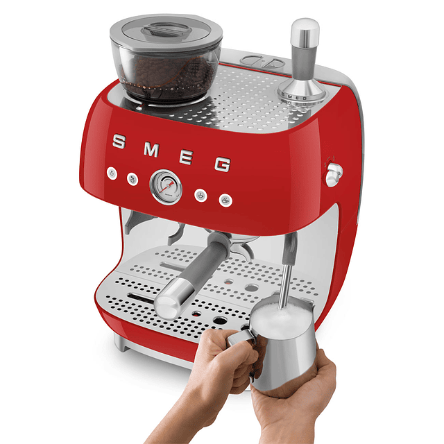 Máquina de café com moinho, Vermelho EGF03RDEU