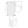 Máquina de lavar 9Kg Fagor 4FE9614X