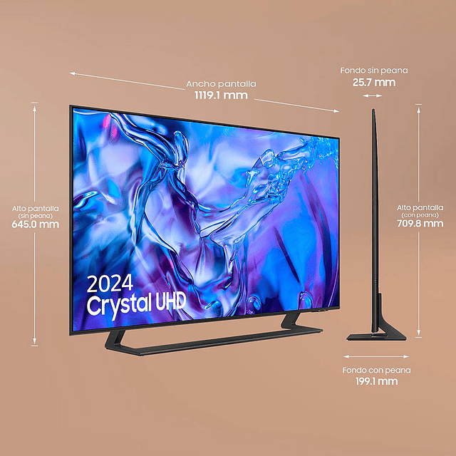 TV UHD 4K 125cm - 50'' Samsung TU50DU8505KXXC