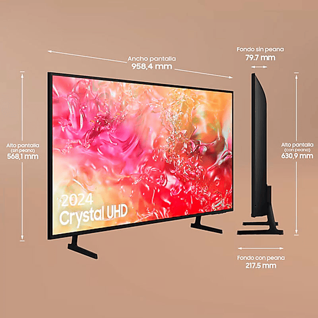 TV 4K 108cm - 43'' Samsung TU43DU7105KXXC