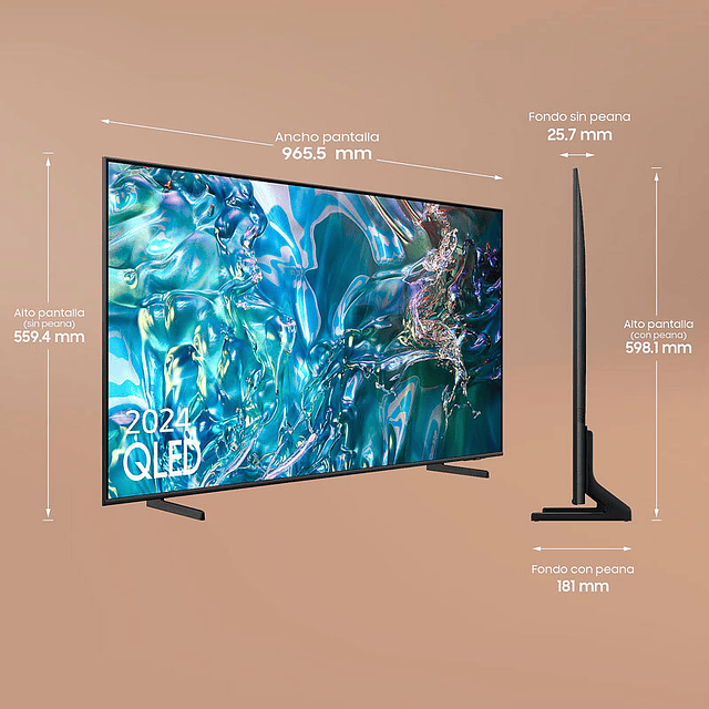 TV QLED 4K 108cm - 43'' Samsung TQ43Q60DAUXXC