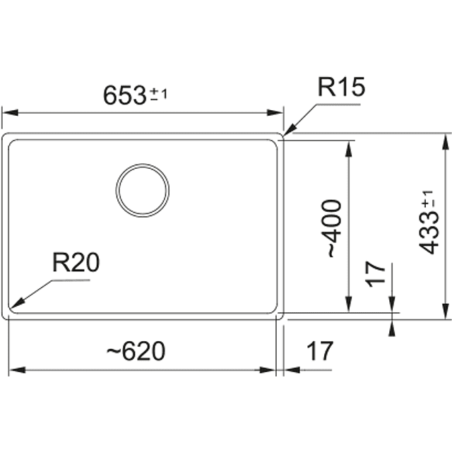 Lava-louça Maris MRG 110-62 Black Matt, instalação inferior
