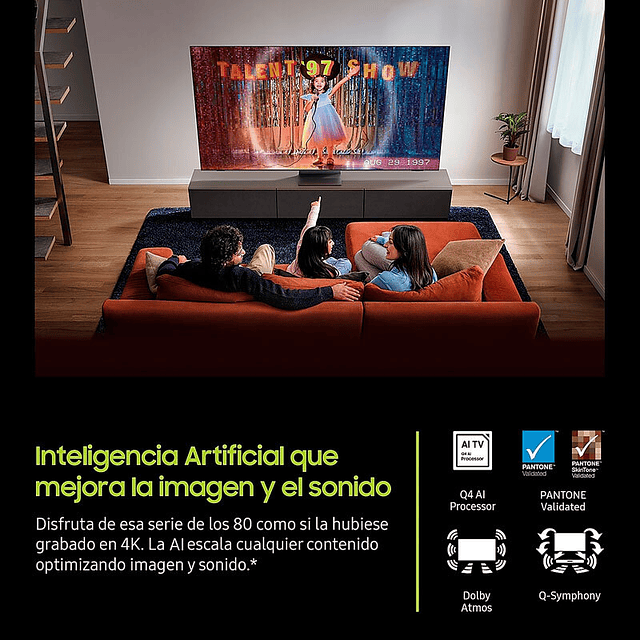 TV 4K QLED 108cm - 43'' Samsung TQ43Q8FAAUXXC