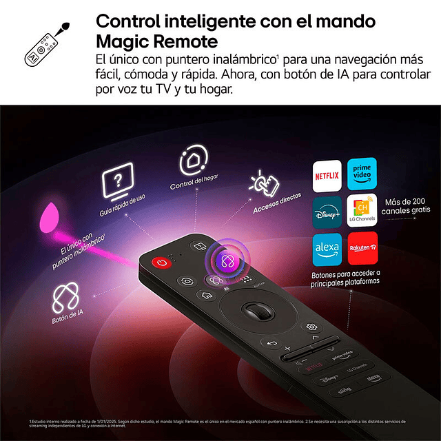 TV OLED Evo 4K 106cm - 42'' LG OLED42C54LA