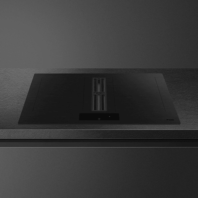 Placa de indução com exaustor, Preto mate, 80cm HOBD382MB2