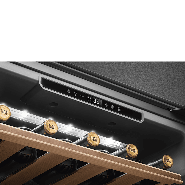 Garrafeira de parede, Aço inox, Dobradiças à direita CVI320XE