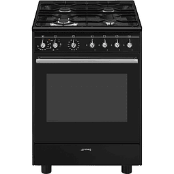 Fogão, Preto, 60cm, Elétrico + Gás CX61GMBL