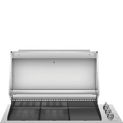 Barbecue elétrico, 2 grelhas + 1 placa, 120 cm BBQE12X