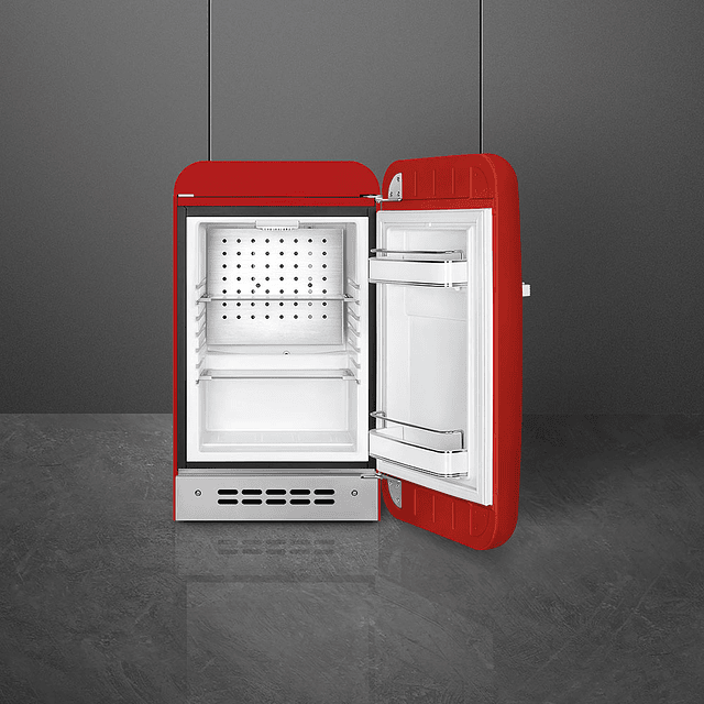 Minibar, Vermelho, 73x41cm, Dobradiças à direita FAB5RRD6